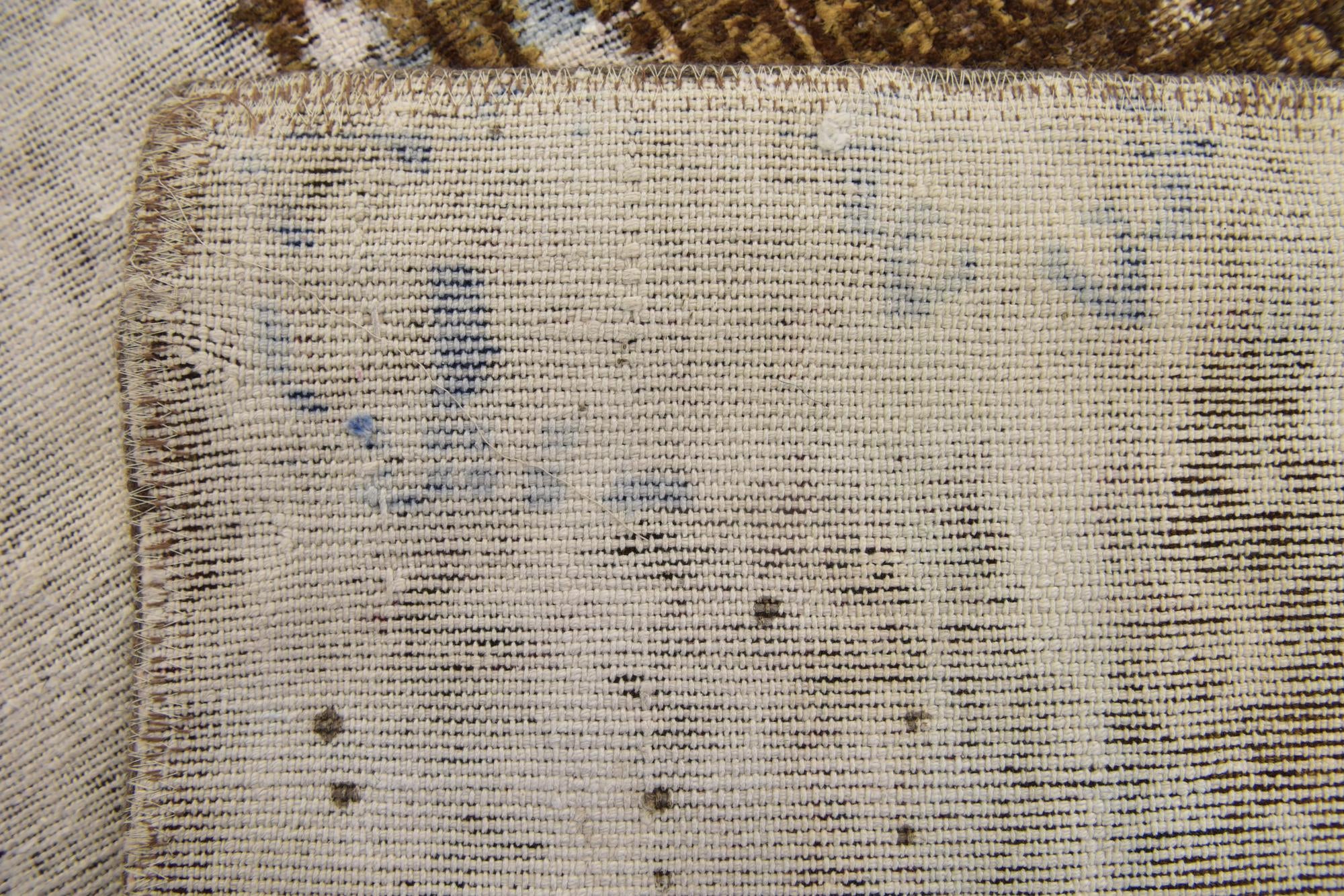 4' 7 x 5' 10 Hand Knotted Ultra Vintage Persian Wool Rug