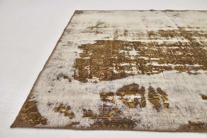 4' 7 x 5' 10 Hand Knotted Ultra Vintage Persian Wool Rug