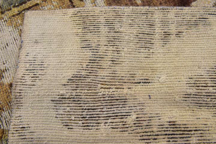 5' 10 x 9' Hand Knotted Ultra Vintage Persian Wool Rug