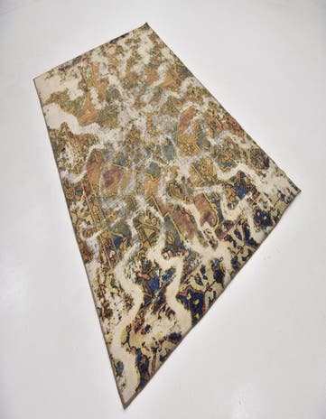 5' 10 x 9' Hand Knotted Ultra Vintage Persian Wool Rug