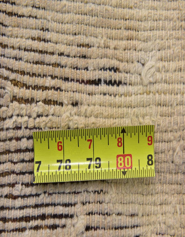 Detail image of 5' 10 x 9'  Hand Knotted Ultra Vintage Persian Wool Rug