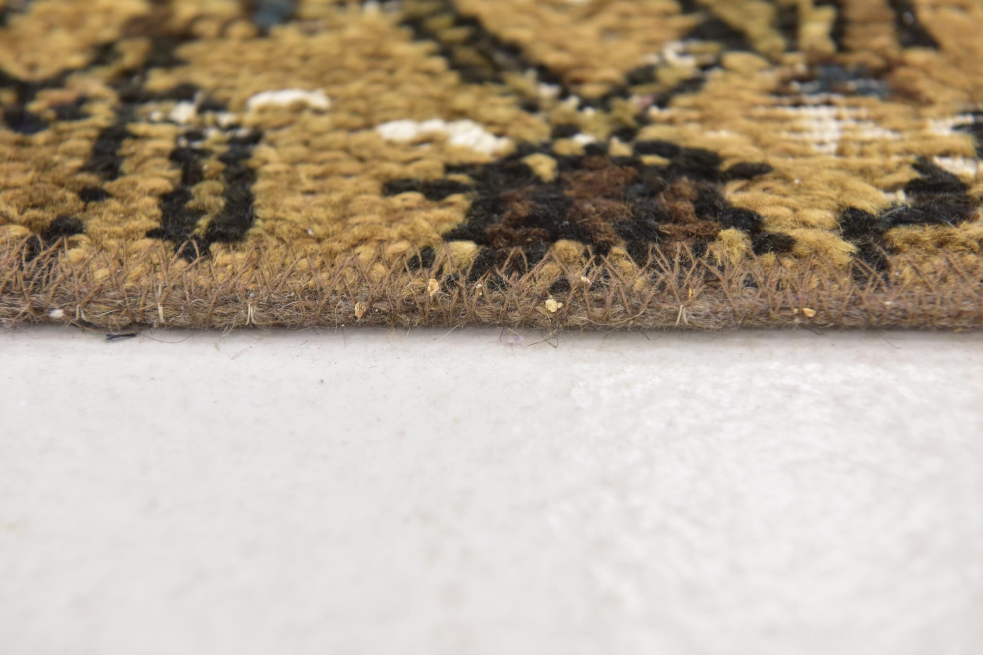 4' x 5' 9 Hand Knotted Ultra Vintage Persian Wool Rug