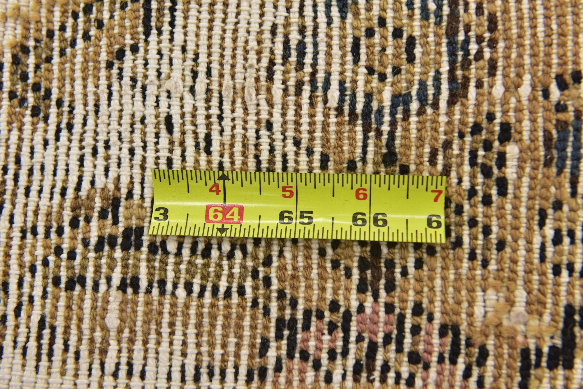 4' x 5' 9 Hand Knotted Ultra Vintage Persian Wool Rug