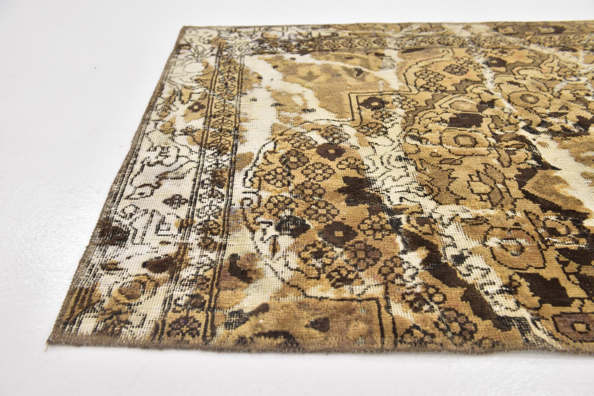 80cm x 145cm anudado a mano Ultra Vintage Alfombra Persa Lana