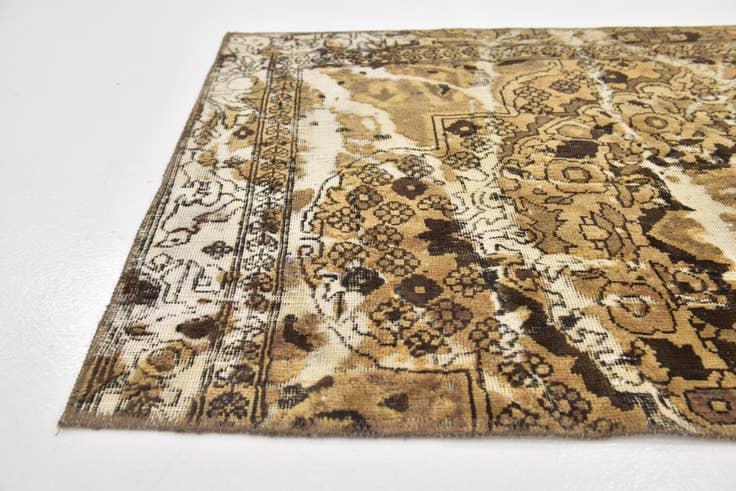 Detail image of 80cm x 145cm anudado a mano Ultra Vintage Alfombra Persa Lana