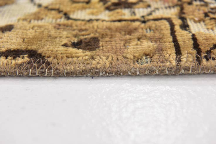 Detail image of 80cm x 145cm anudado a mano Ultra Vintage Alfombra Persa Lana