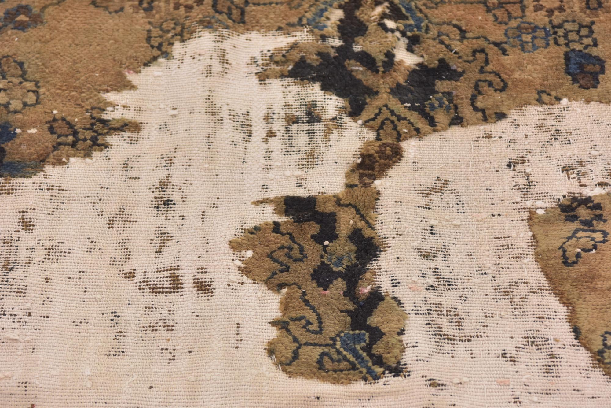 5' 10 x 8' 6 Hand Knotted Ultra Vintage Persian Wool Rug