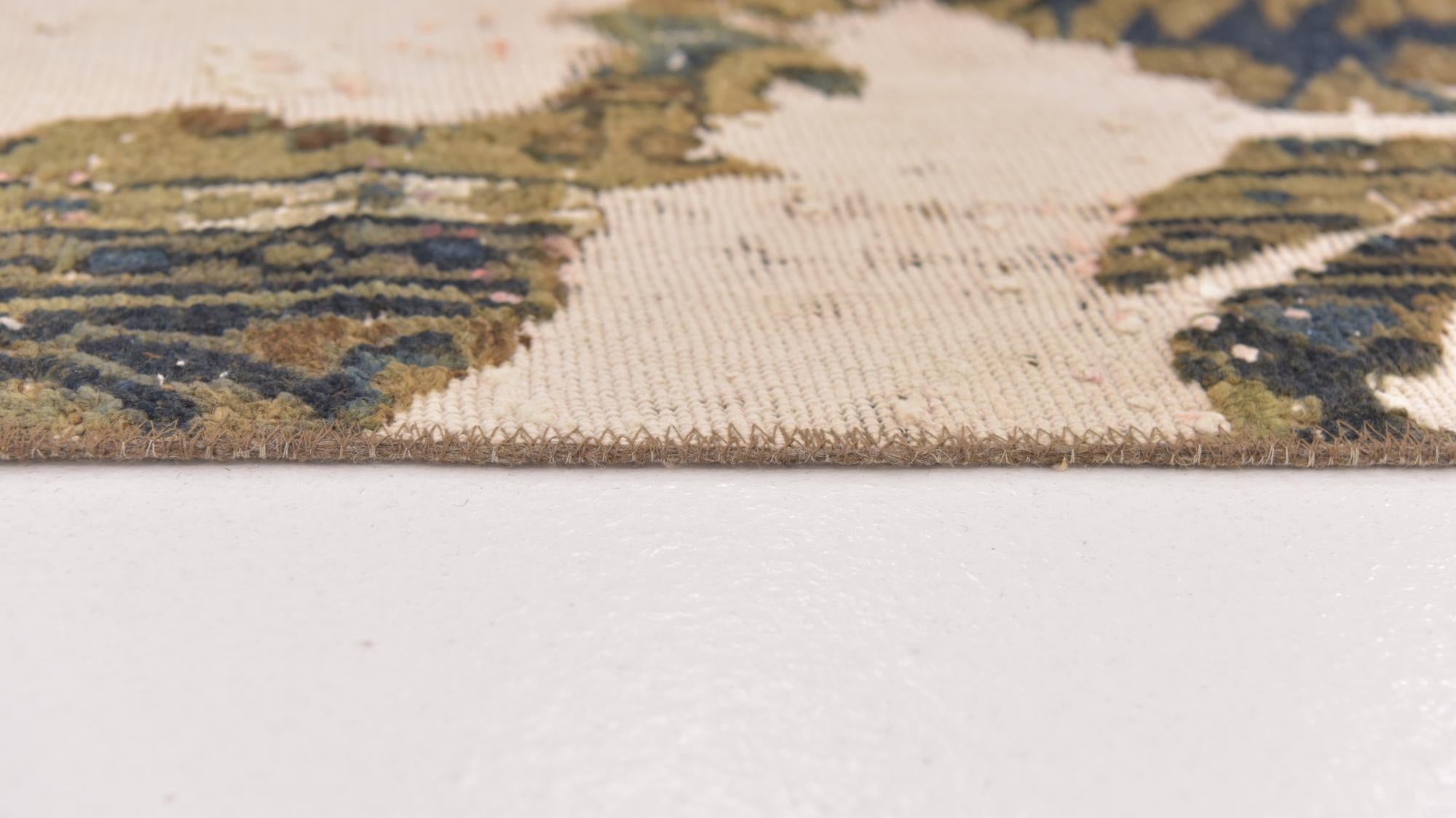 5' 10 x 8' 6 Hand Knotted Ultra Vintage Persian Wool Rug