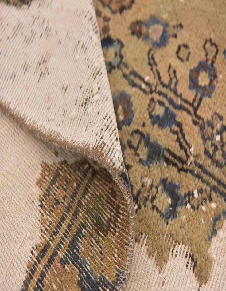 Detail image of 5' 10 x 8' 6  Hand Knotted Ultra Vintage Persian Wool Rug