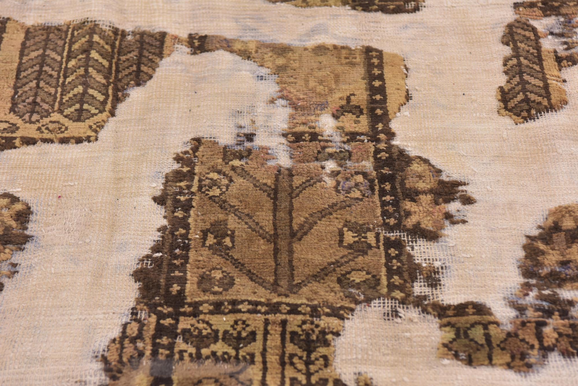 5' 2 x 7' Hand Knotted Ultra Vintage Persian Wool Rug