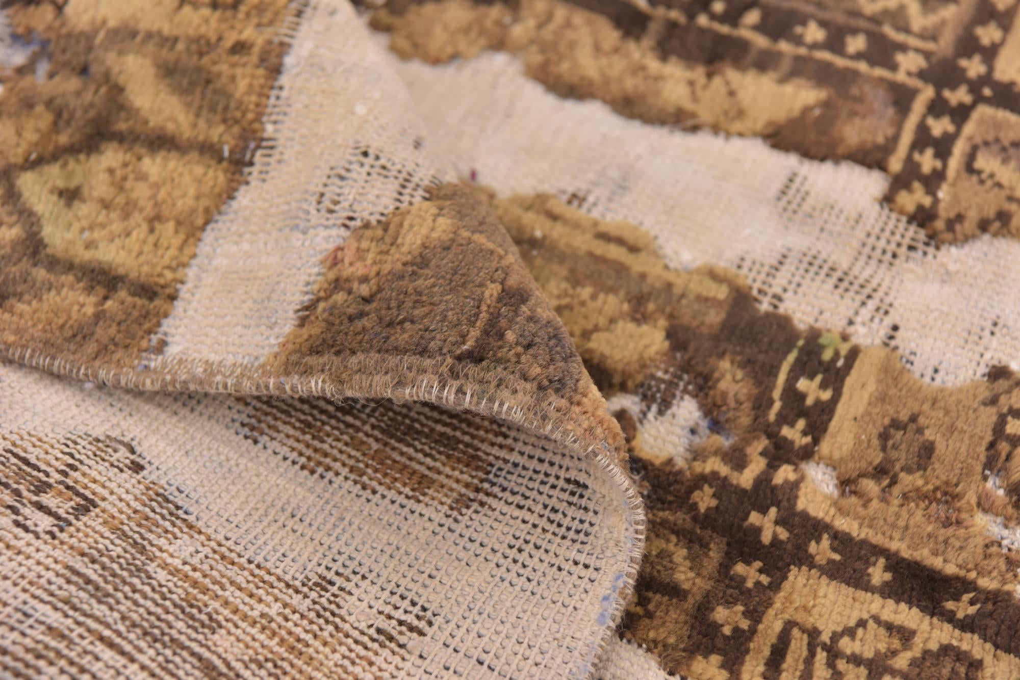 5' 2 x 7' Hand Knotted Ultra Vintage Persian Wool Rug