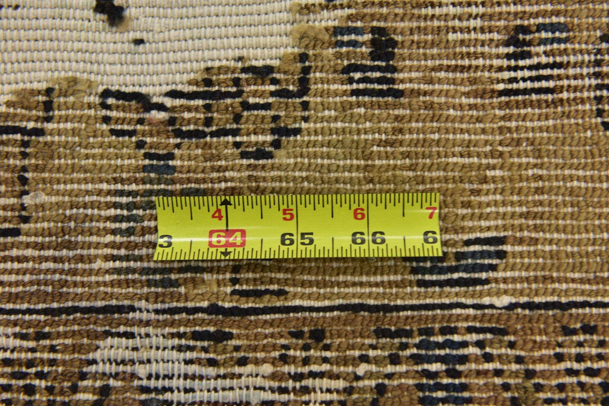 6' 3 x 8' 10 Hand Knotted Ultra Vintage Persian Wool Rug