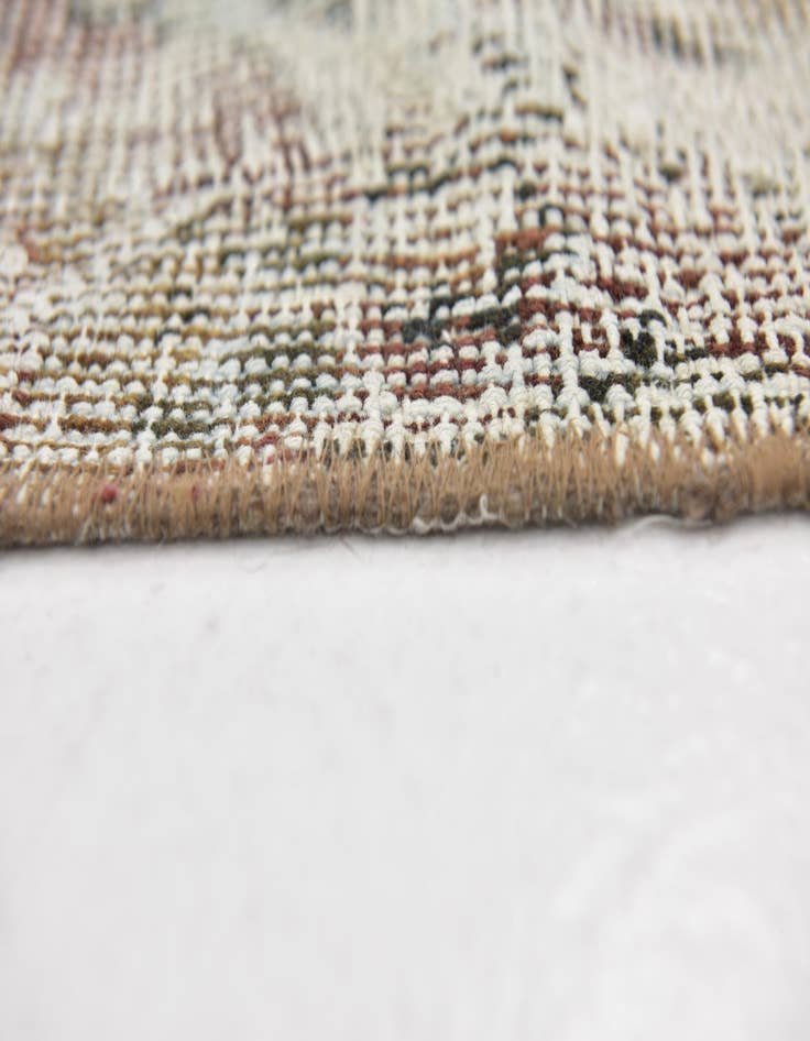 Detail image of 4' x 5' 10  Hand Knotted Ultra Vintage Persian Wool Rug