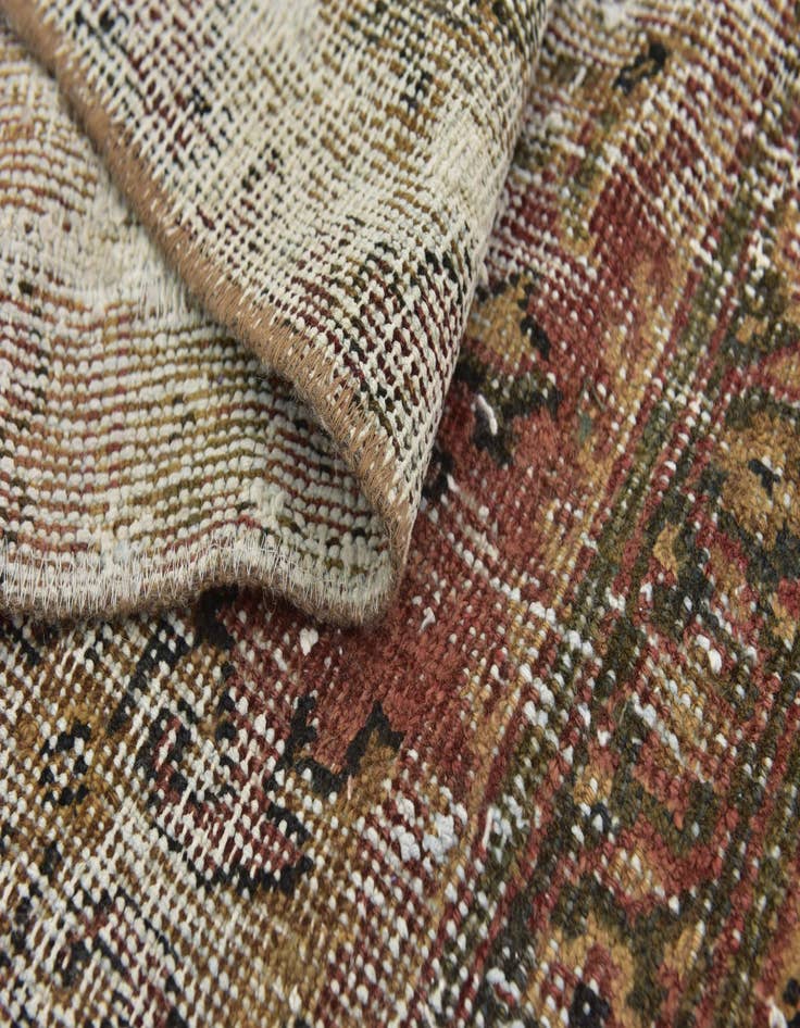 Detail image of 4' x 5' 10  Hand Knotted Ultra Vintage Persian Wool Rug
