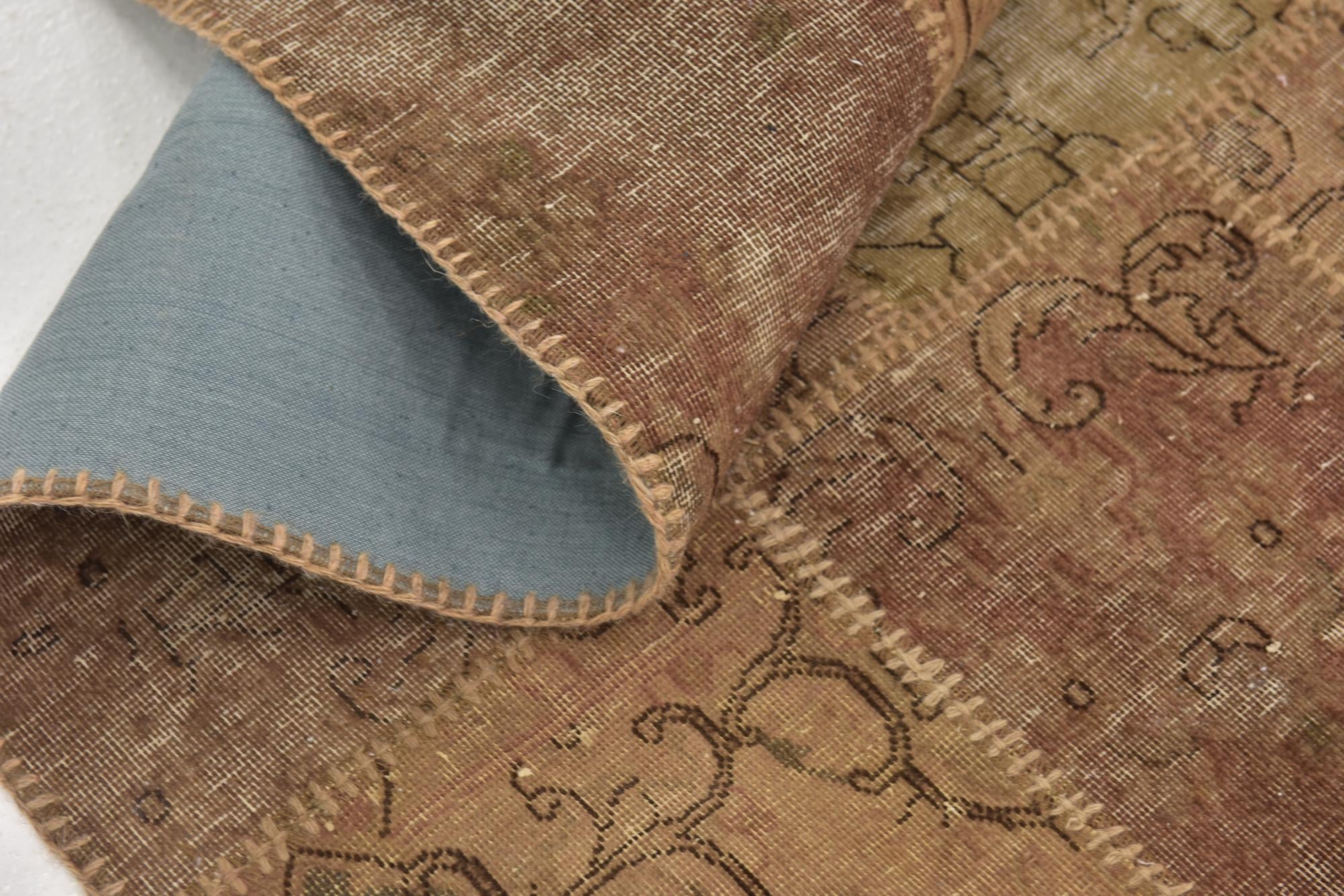 6' 10 x 10' 2 Hand Knotted Ultra Vintage Persian Wool Rug