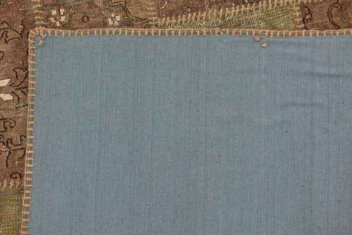 6' 10 x 10' 2 Hand Knotted Ultra Vintage Persian Wool Rug