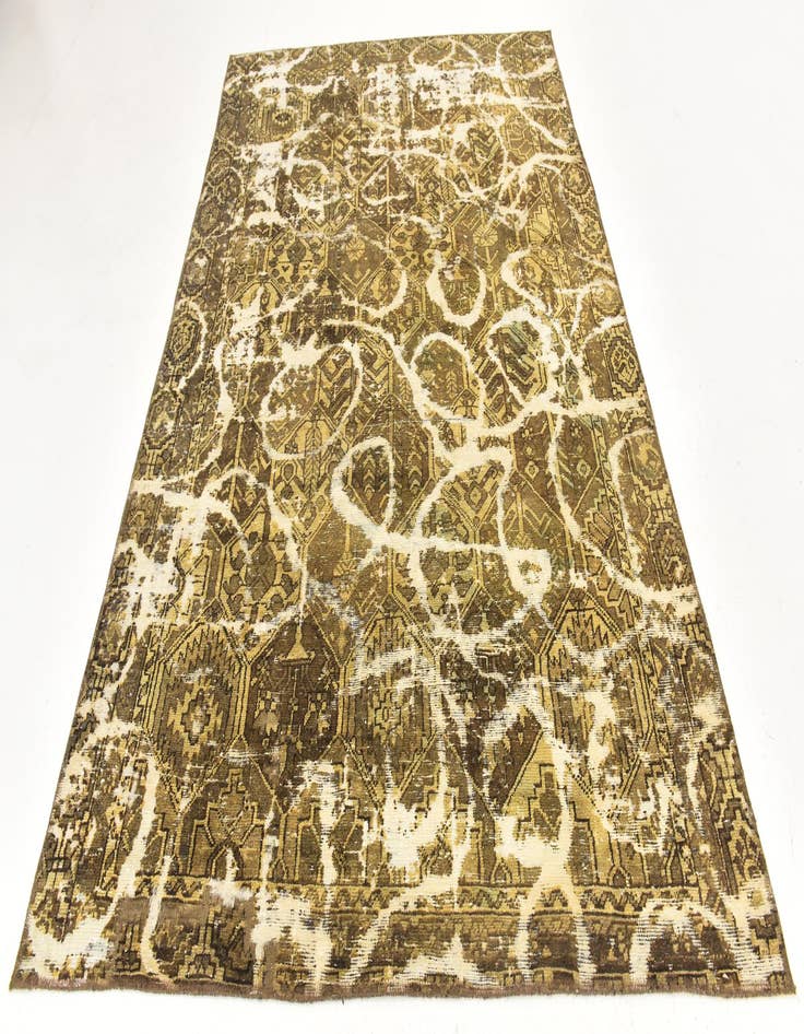 Detail image of 5' 10 x 8' 10  Hand Knotted Ultra Vintage Persian Wool Rug