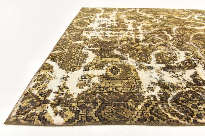 5' 10 x 8' 10 Hand Knotted Ultra Vintage Persian Wool Rug
