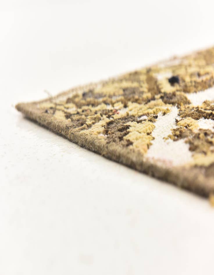 Detail image of 5' 10 x 8' 10  Hand Knotted Ultra Vintage Persian Wool Rug