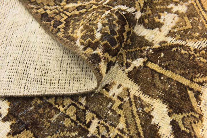 5' 10 x 8' 10 Hand Knotted Ultra Vintage Persian Wool Rug