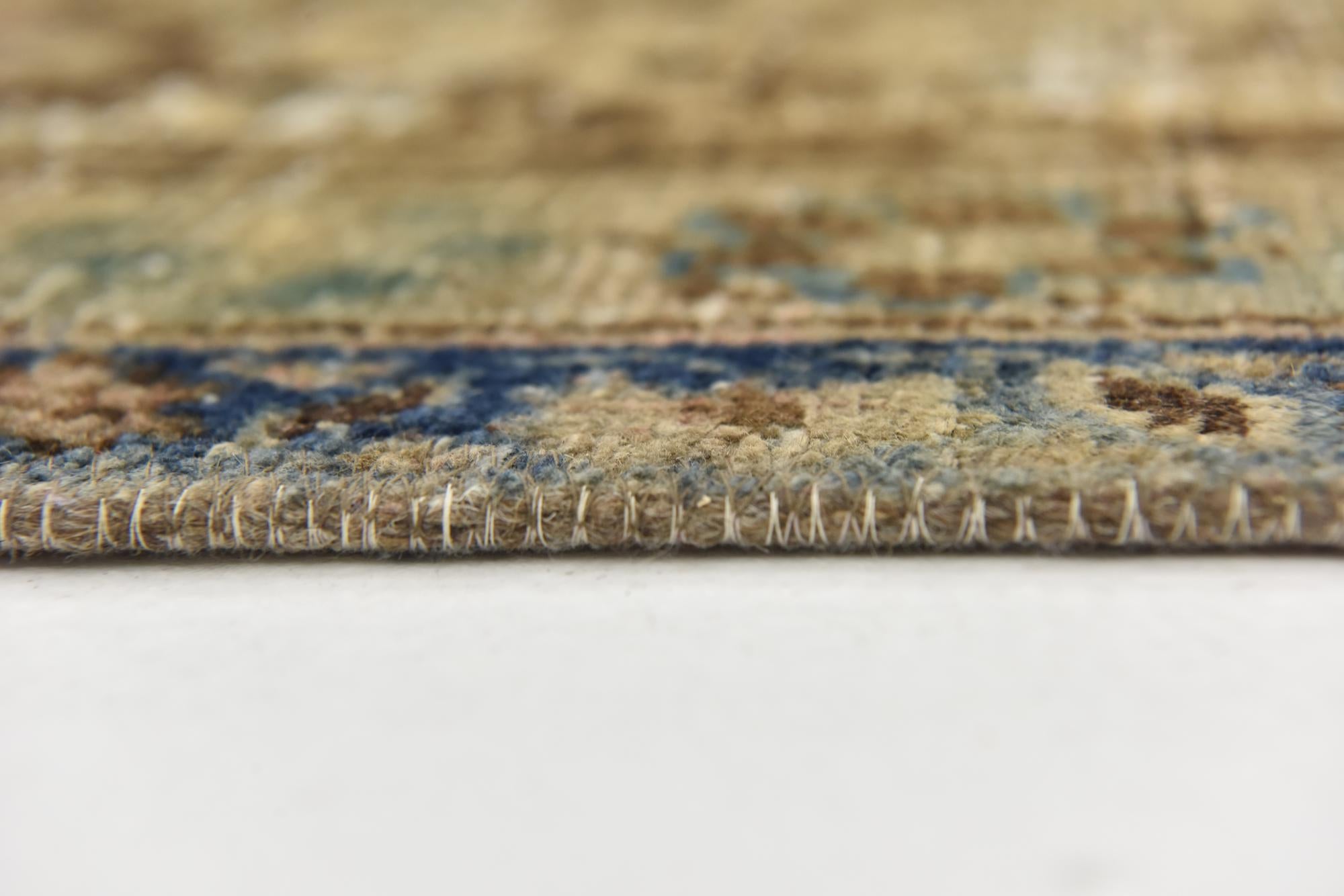 3' 9 x 5' 5 Hand Knotted Ultra Vintage Persian Wool Rug