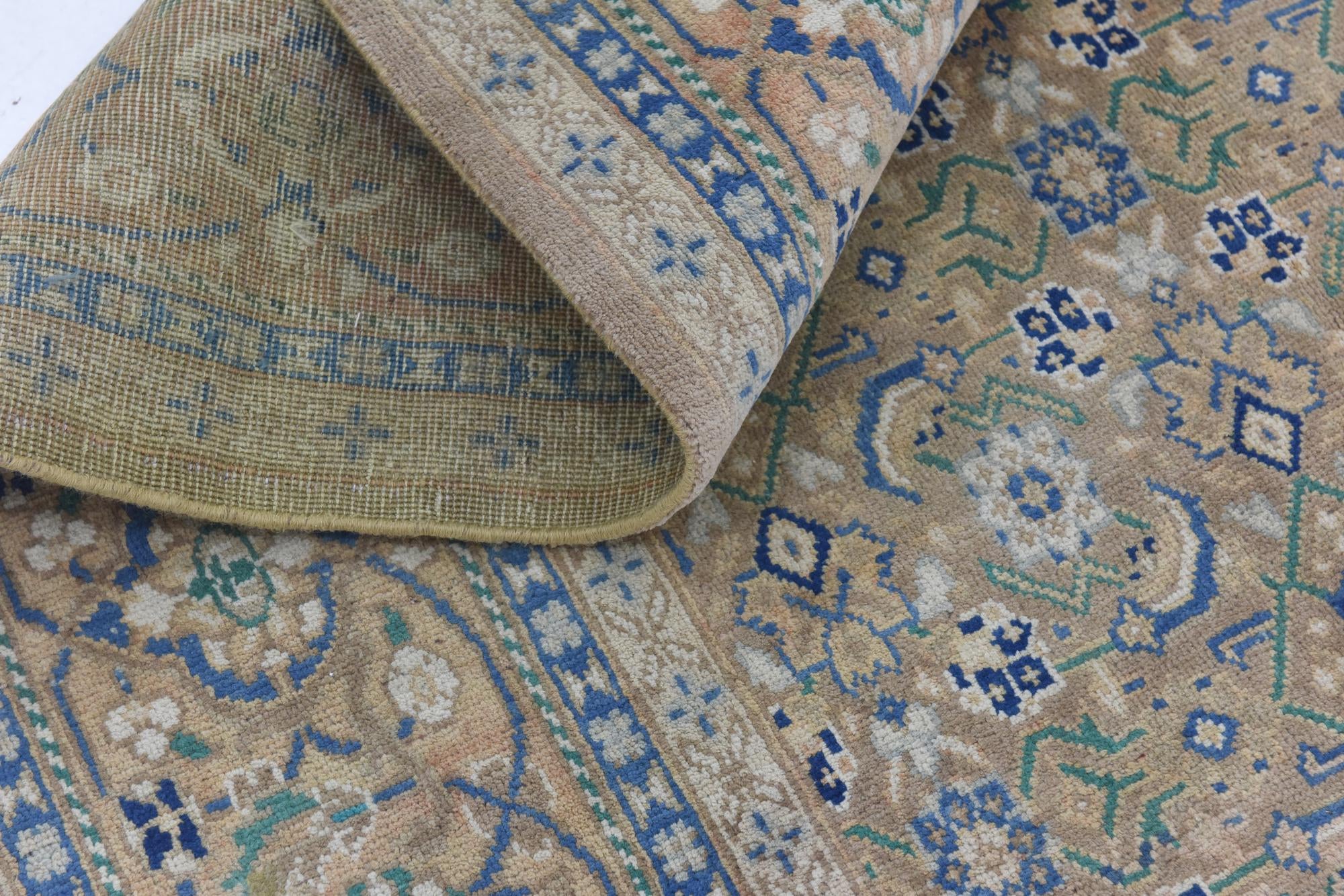 9' 6 x 12' 9 Hand Knotted Ultra Vintage Persian Wool Rug