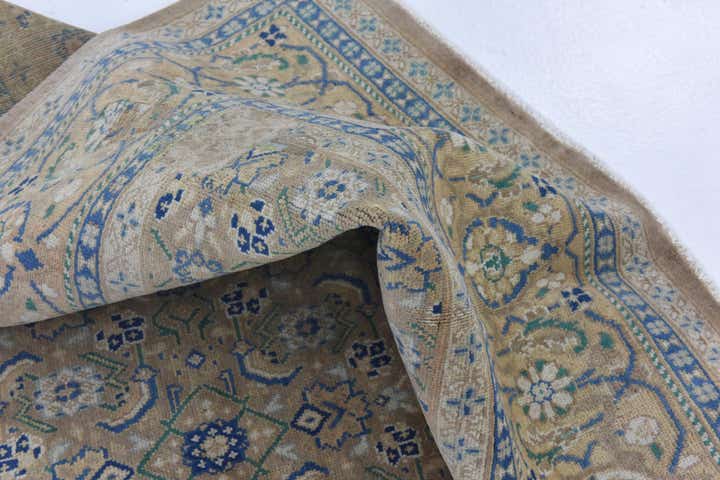 9' 6 x 12' 9 Hand Knotted Ultra Vintage Persian Wool Rug