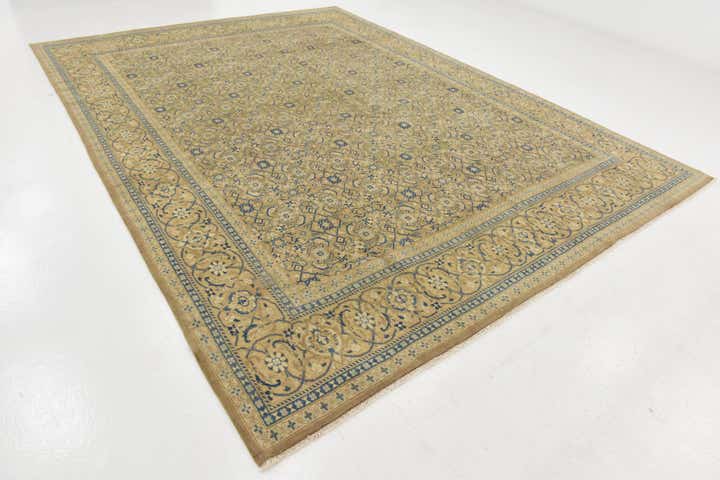9' 6 x 12' 9 Hand Knotted Ultra Vintage Persian Wool Rug