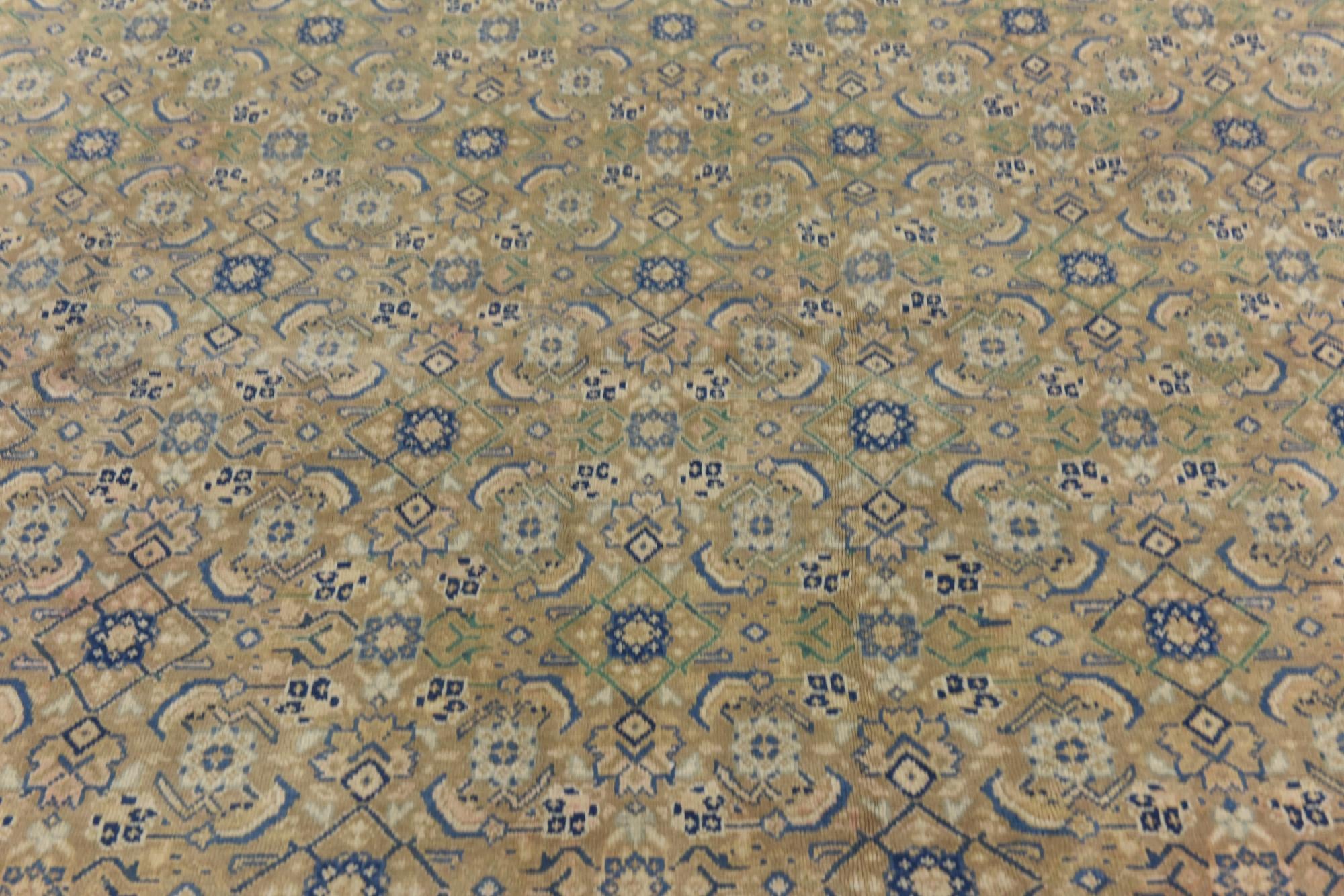 9' 6 x 12' 9 Hand Knotted Ultra Vintage Persian Wool Rug