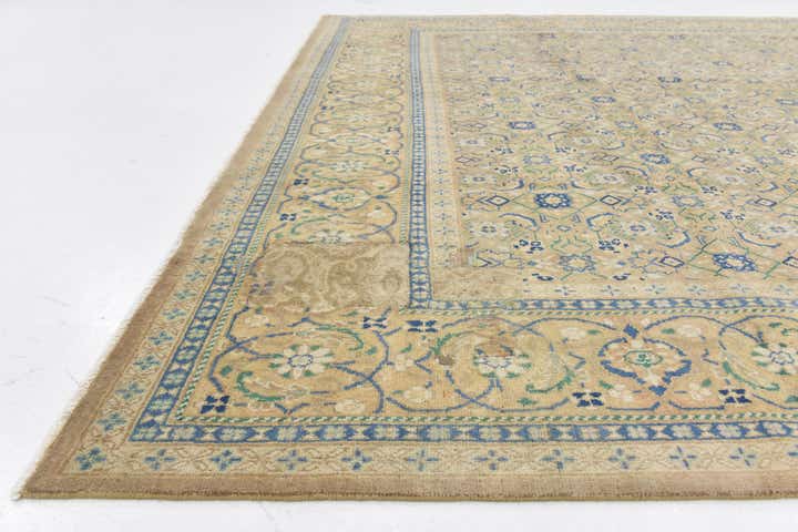 9' 6 x 12' 9 Hand Knotted Ultra Vintage Persian Wool Rug