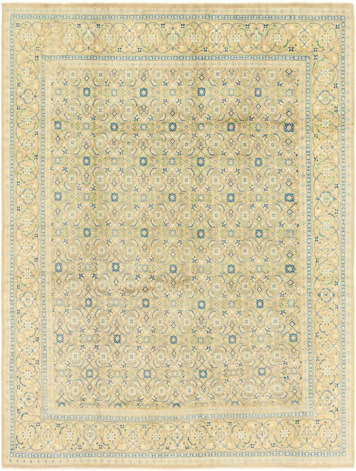 9' 6 x 12' 9 Hand Knotted Ultra Vintage Persian Wool Rug