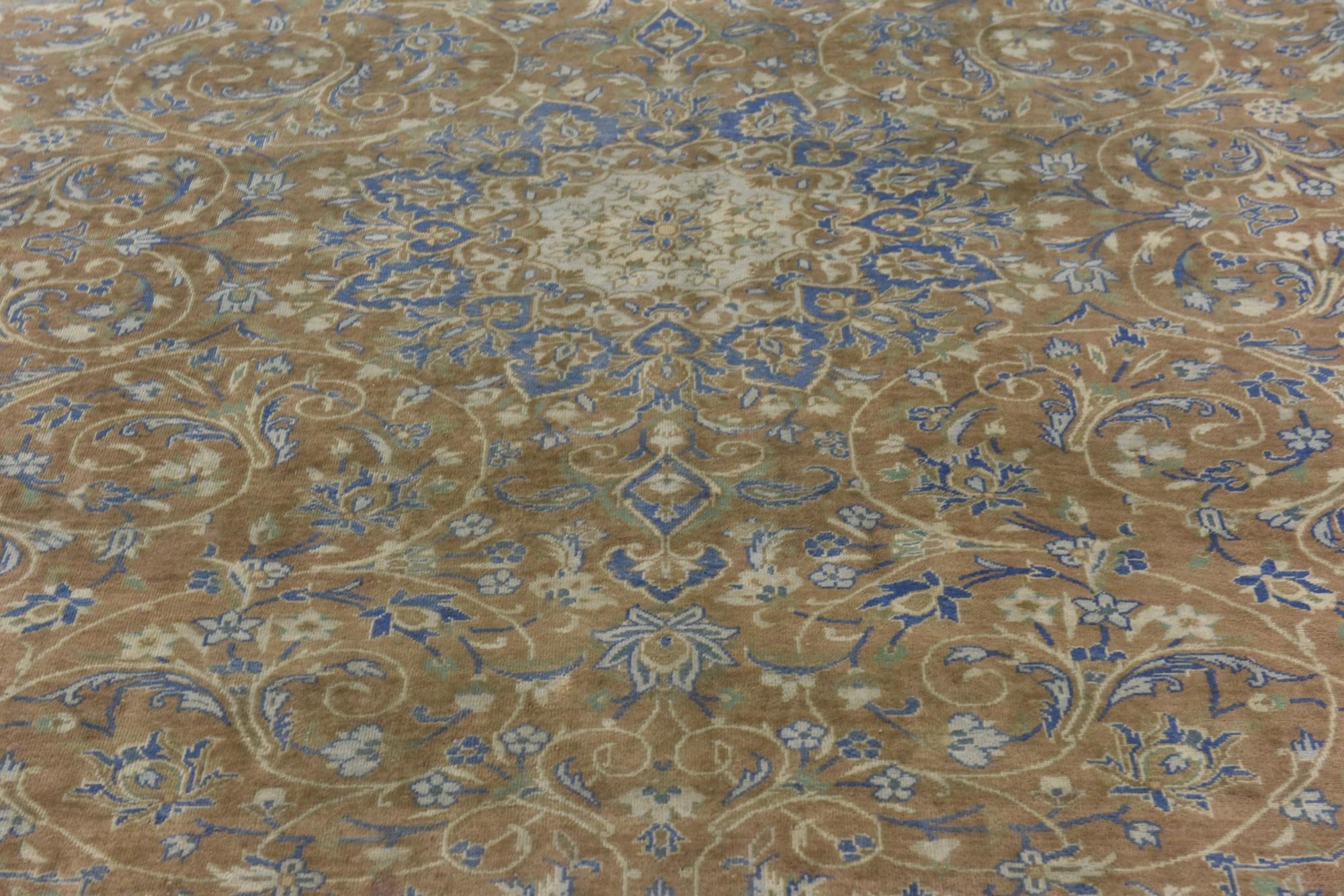9' 3 x 12' 3 Hand Knotted Ultra Vintage Persian Wool Rug