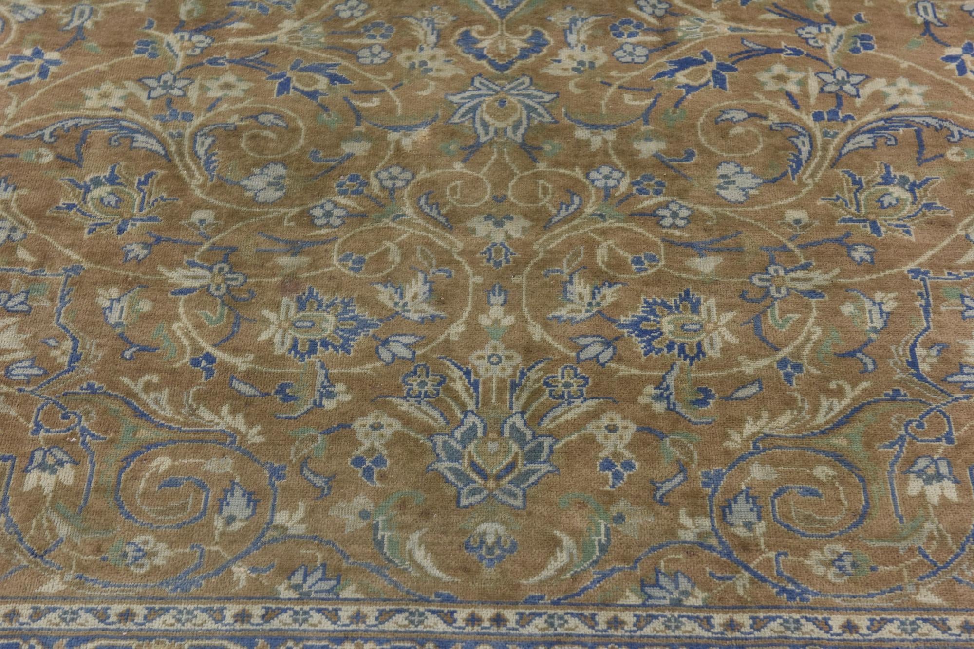 9' 3 x 12' 3 Hand Knotted Ultra Vintage Persian Wool Rug