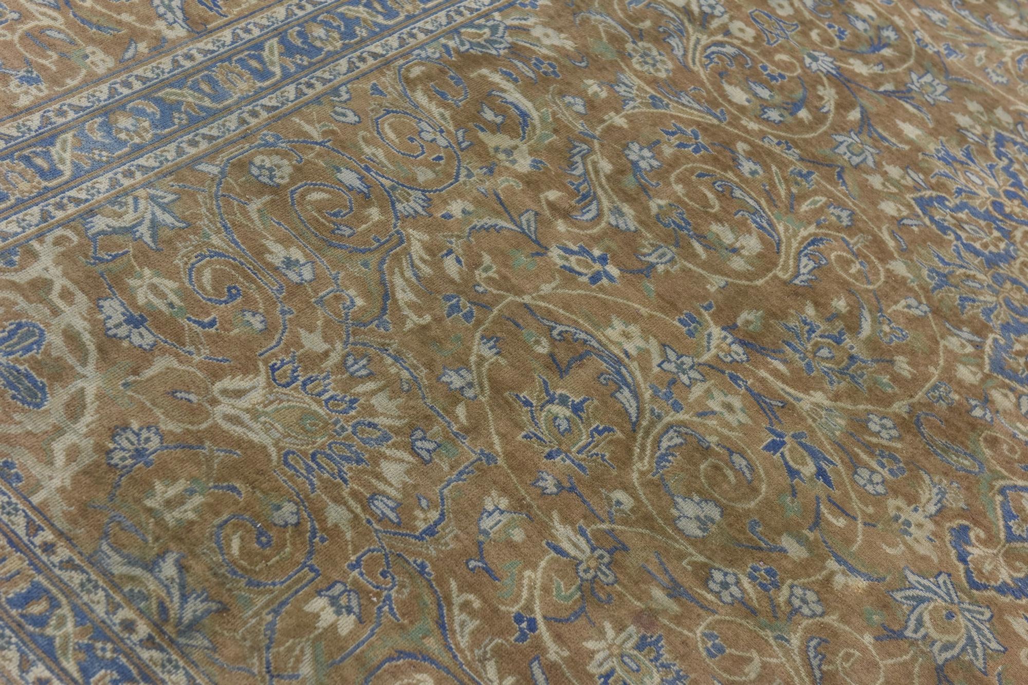 9' 3 x 12' 3 Hand Knotted Ultra Vintage Persian Wool Rug
