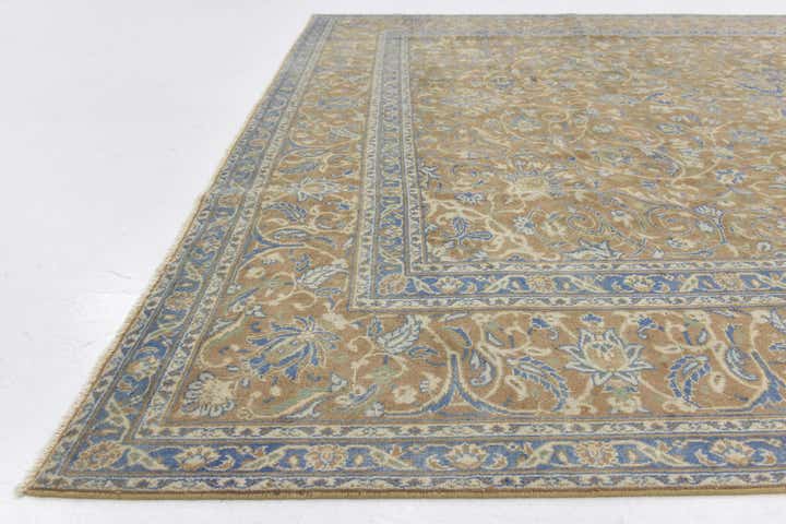 9' 3 x 12' 3 Hand Knotted Ultra Vintage Persian Wool Rug