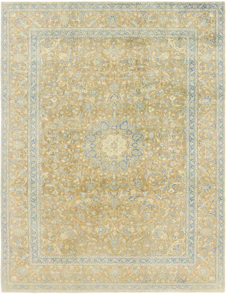 9' 3 x 12' 3 Hand Knotted Ultra Vintage Persian Wool Rug