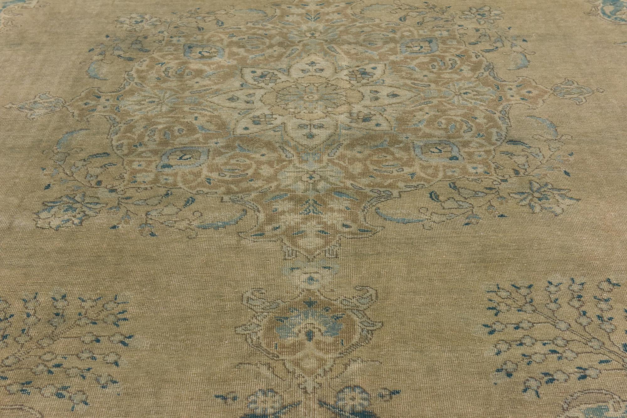 9' 5 x 12' 2 Hand Knotted Ultra Vintage Persian Wool Rug