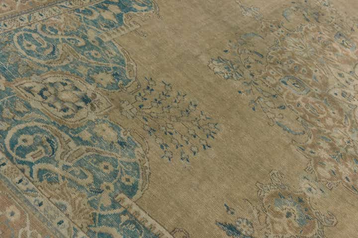 9' 5 x 12' 2 Hand Knotted Ultra Vintage Persian Wool Rug