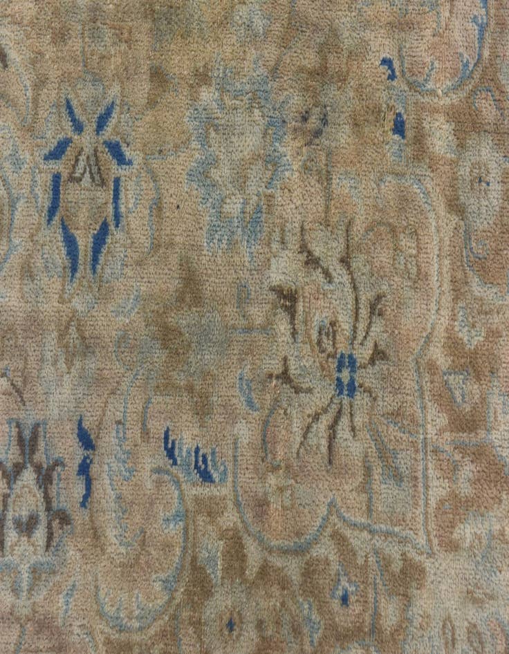 Detail image of 7' 6 x 11'  Hand Knotted Ultra Vintage Persian Wool Rug
