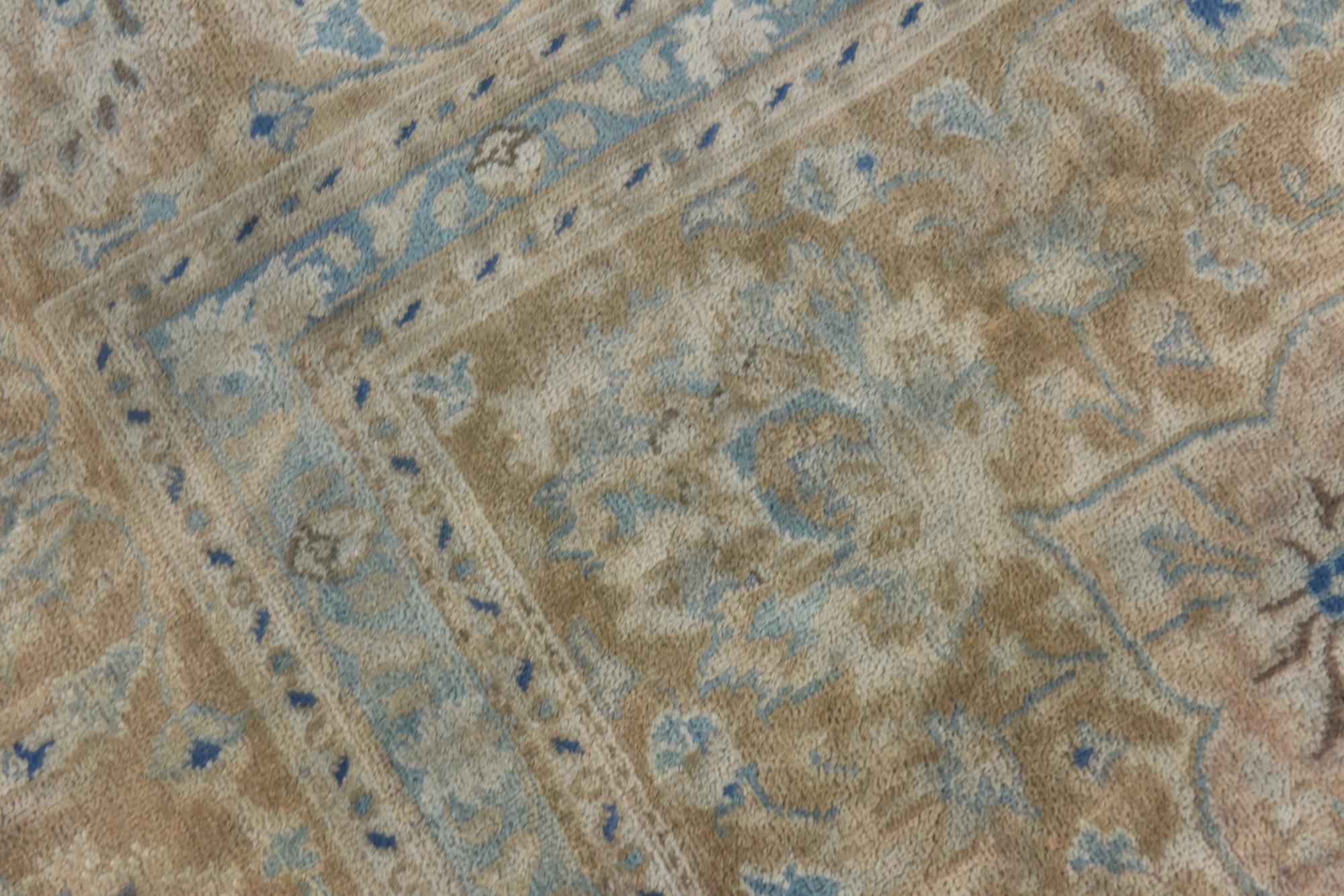7' 6 x 11' Hand Knotted Ultra Vintage Persian Wool Rug