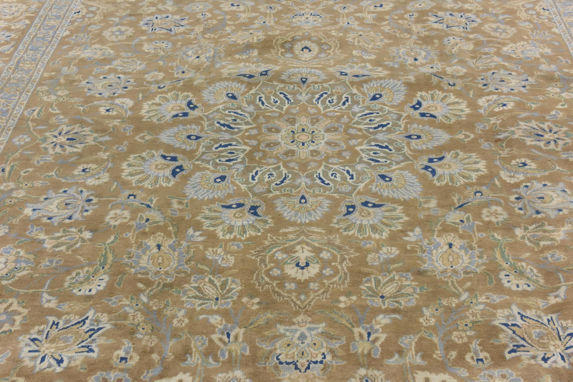 8' 9 x 10' 8 Hand Knotted Ultra Vintage Persian Wool Rug