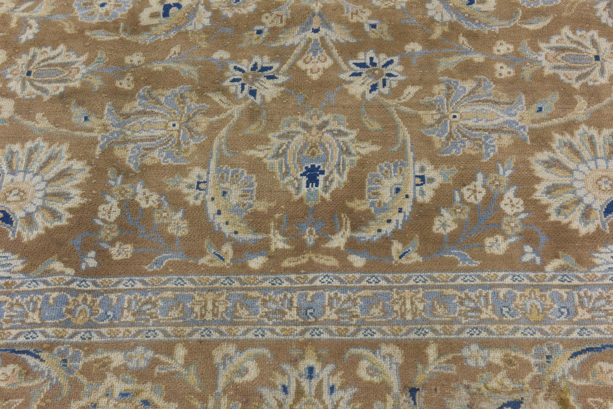 8' 9 x 10' 8 Hand Knotted Ultra Vintage Persian Wool Rug