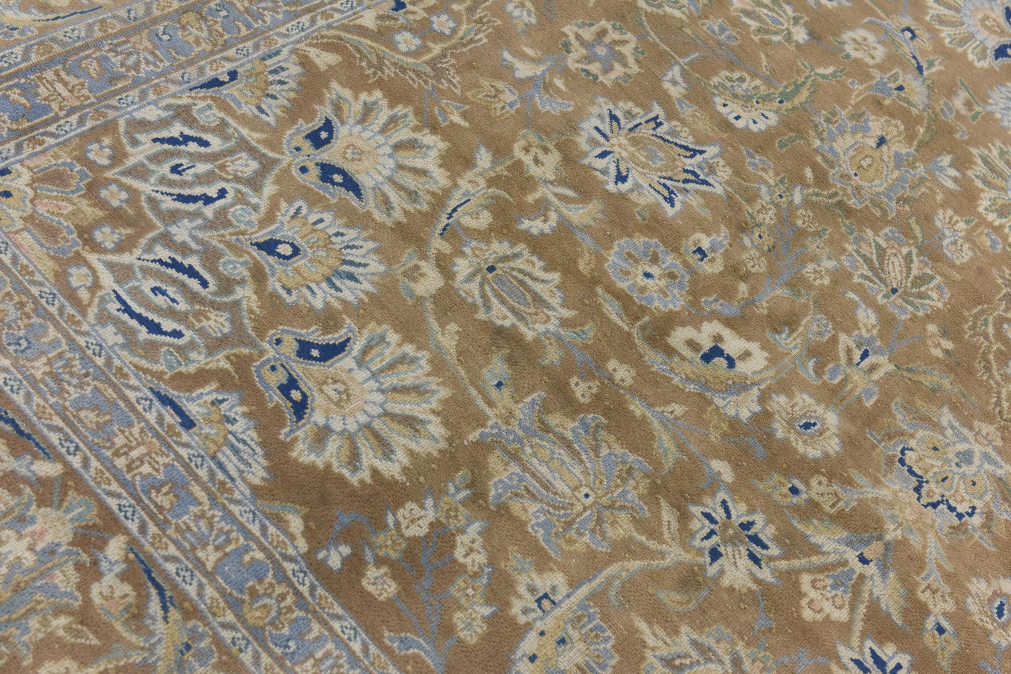 8' 9 x 10' 8 Hand Knotted Ultra Vintage Persian Wool Rug