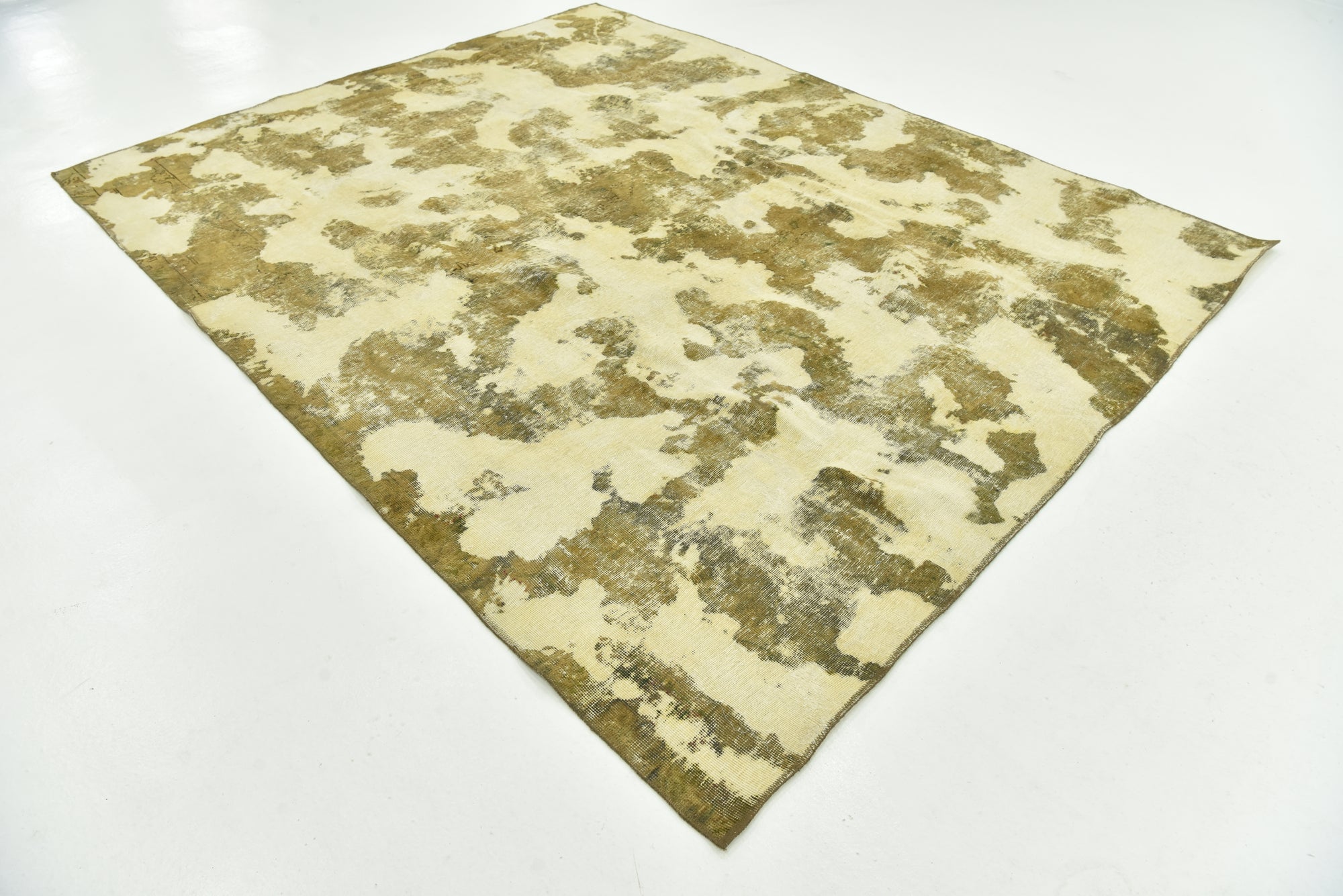 8' x 10' 3 Hand Knotted Ultra Vintage Persian Wool Rug