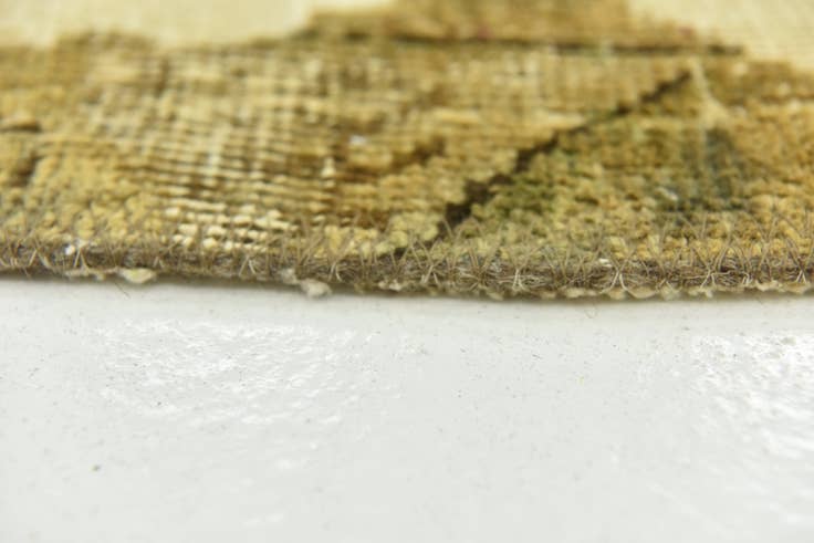 Detail image of 8' x 10' 3 Hand Knotted Ultra Vintage Persian Wool Rug