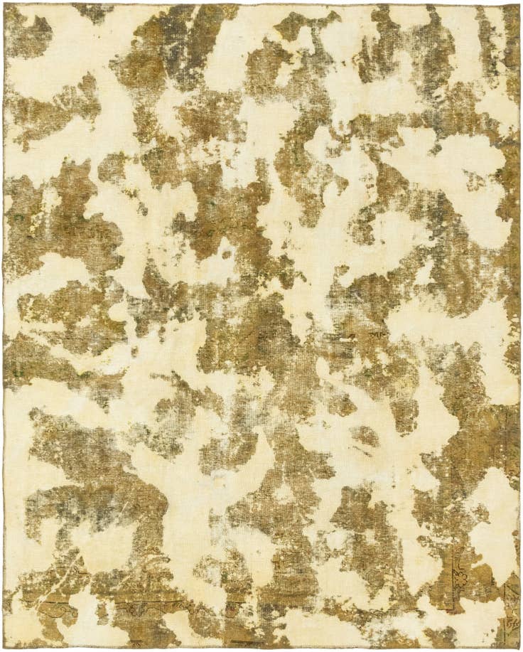 Detail image of 8' x 10' 3 Hand Knotted Ultra Vintage Persian Wool Rug