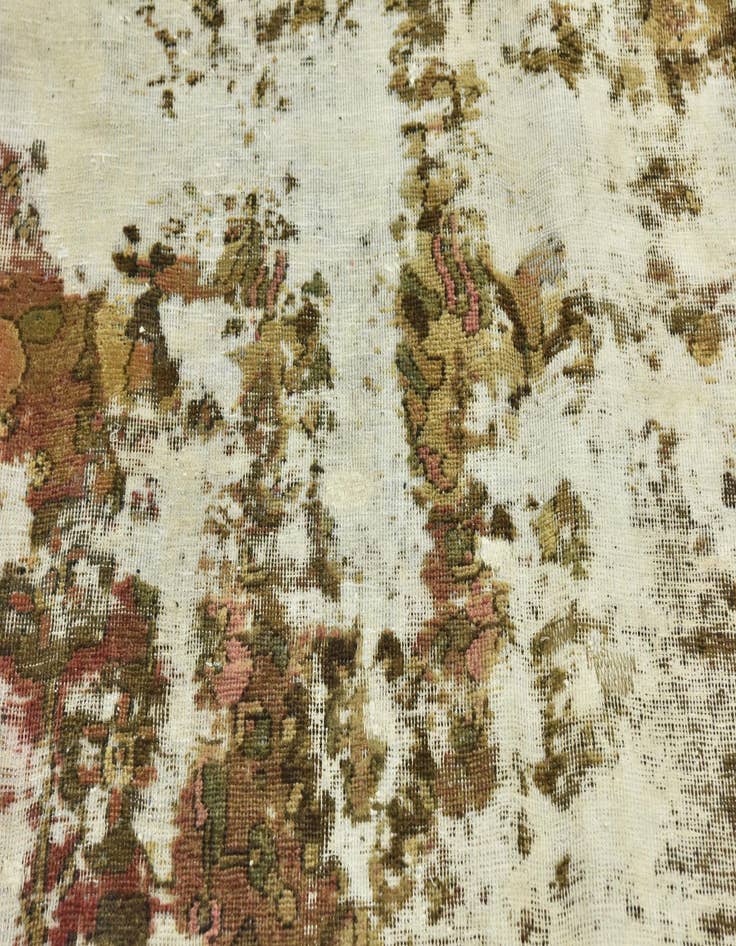 Detail image of 5' 9 x 7' 6  Hand Knotted Ultra Vintage Persian Wool Rug