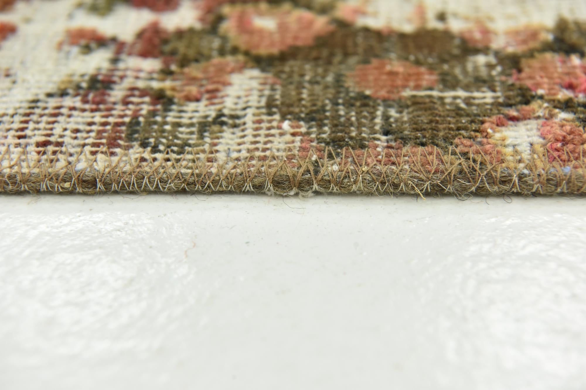 5' 9 x 7' 6 Hand Knotted Ultra Vintage Persian Wool Rug
