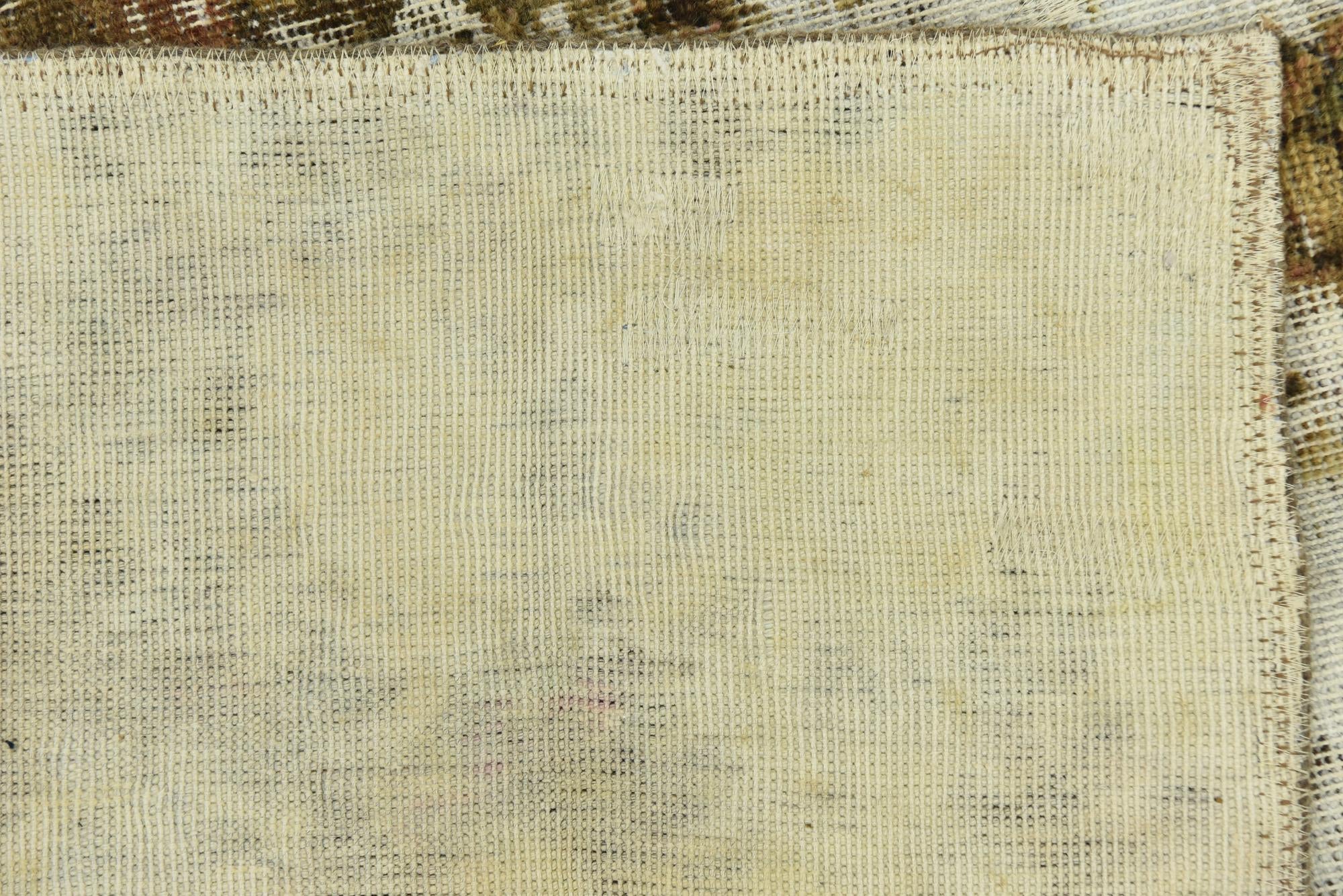 5' 9 x 7' 6 Hand Knotted Ultra Vintage Persian Wool Rug