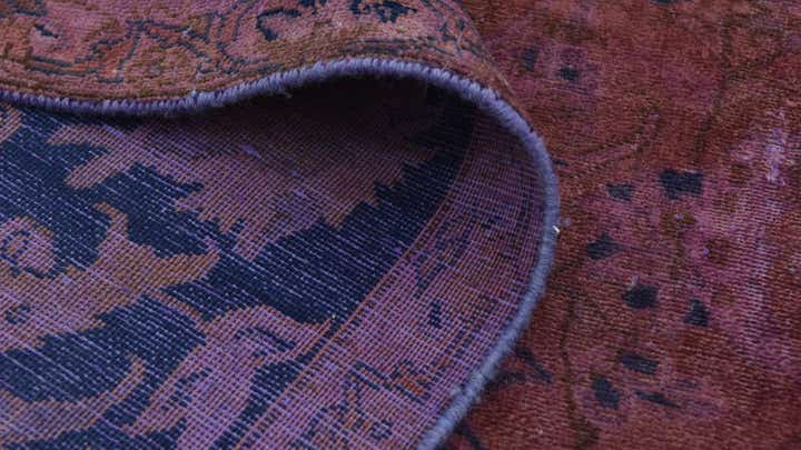9' 7 x 13' 9 Hand Knotted Ultra Vintage Persian Wool Rug